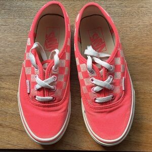 Unisex Retro Neon  Pink Vans Sneaker Sz Women/ Sz 4 Men